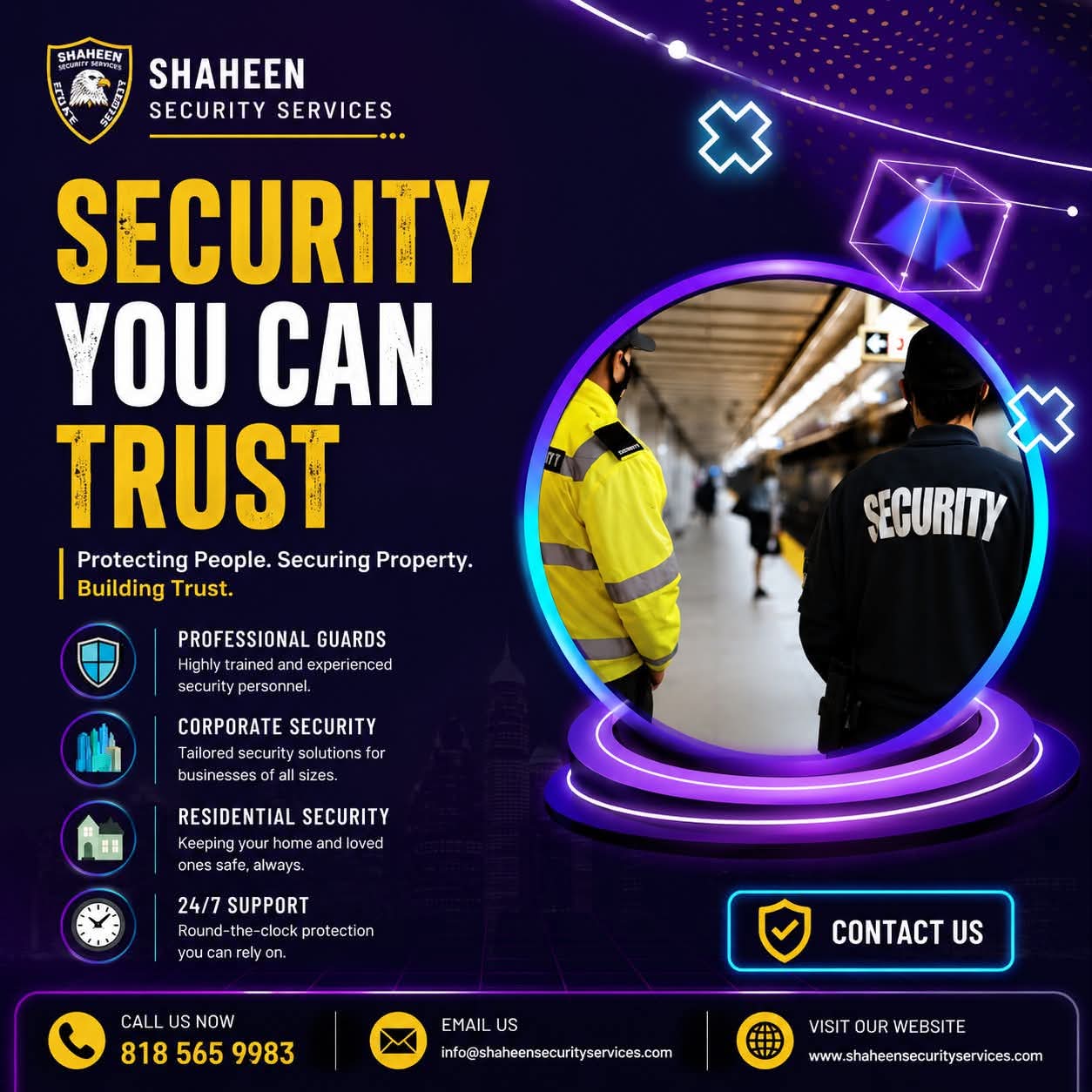 What Type of Security Guard Do I Need in Los Angeles